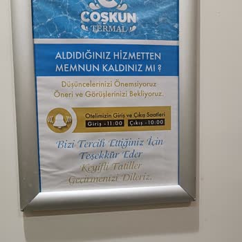 Coşkun Termal Fiyat Ve Hijyen Hayal Kırıklığı