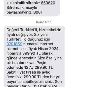 TurkNet İnternet Fahiş Fiyat