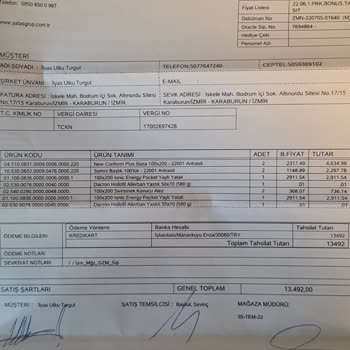 Yataş Enza Home Garantideki Bazası Kurtlandı Ve Yamuldu Değişim Yok
