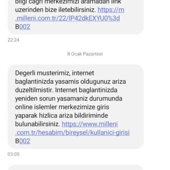 Millenicom Tamamen Pişmanlık