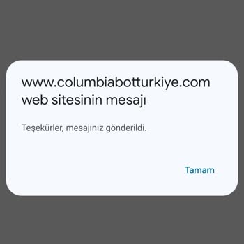 Columbiabotturkiye.com Sipariş Edilip Gönderilmeyen Ürün