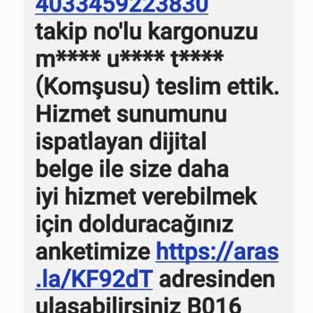 Aras Kargo Ve Kuryelerin Sorumsuzluğu