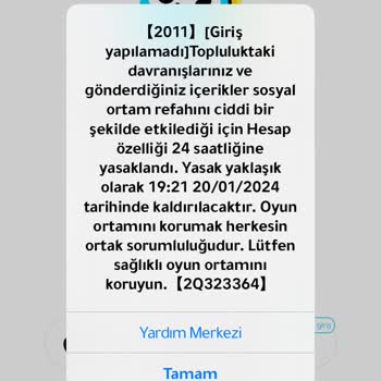 Weplay Haksız Ban Yedim