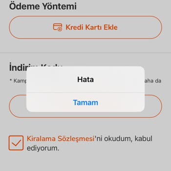 Garenta İndirim Mesajı Kodu