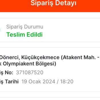 Usta Dönerci Siparişi Getirdi Gösterip Getirmiyor
