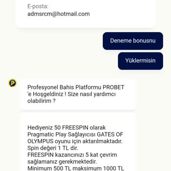 Probet Deneme FreeSpin Hayal Kırıklığı