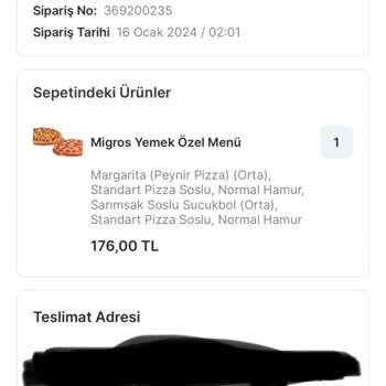 Migros Yemek Uygulaması Ve Şikayet