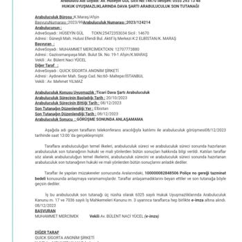 Quick Sigorta Cevap Vermiyor Tazminatımızı Alamıyoruz