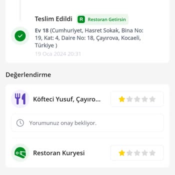 Köfteci Yusuf Şekerpınar Şubesi Pişmanlıktır