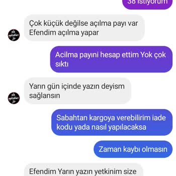Aile_ayakkabilari (İnstagram) Aile_ Ayakkabilari Değişim Yapmıyor