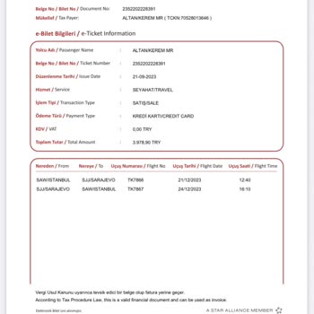 THY Hasarlı Valizi Karşılamama