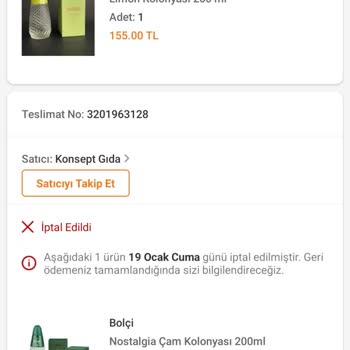 Trendyol Ürün İptal Ettim Param Hesabıma Yatmadı