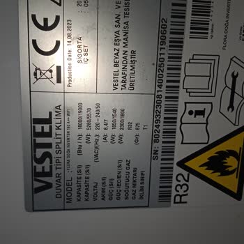 Vestel Klima Sıfır Ama Arızalı