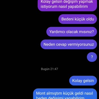 Baggy Butik Shopier'den Aldığım Ürünü Değişim Ya Da İade Yapamıyorum