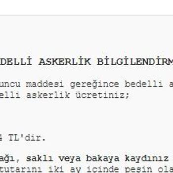 Milli Savunma Bakanlığı Bedelli Askerlik Zamlı Fiyattan Ödeme İstiyor