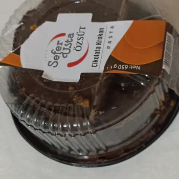 A101 Özsüt Krokanlı Pasta Tabi Pasta Denirse