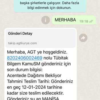 TÜBİTAK Kargo Teslimatında Yaşanan Gecikme Ve Mağduriyet