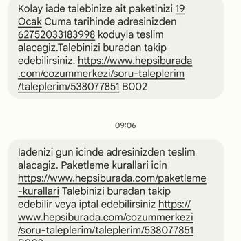 Hepsijet Kargo İadeleri Teslim Almıyor
