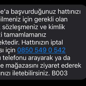 Vodafone Hattı Kapanma Uyarısı Ve İletişim Sorunları