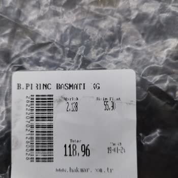 Hakmar Marketin Basmati Pirinç Diye Baldo Pirinç Satması.