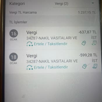e-Devlet (Turkiye.gov.tr) MTV Vergisi Ödeyememe