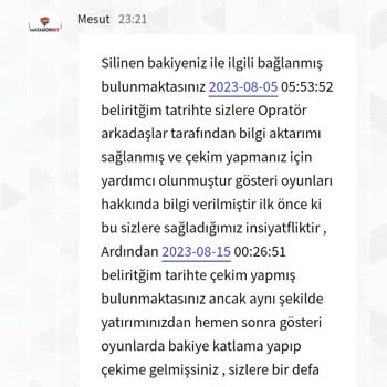 Matadorbet Bahis Sitesinde Bakiye Problemi