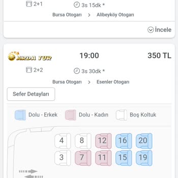 Obilet Bilet Fiyatlarının Tutarsızlığı