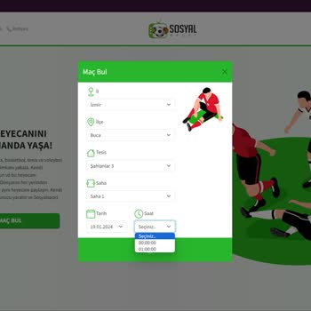Sosyal Sport Halısaha Videosu Yok