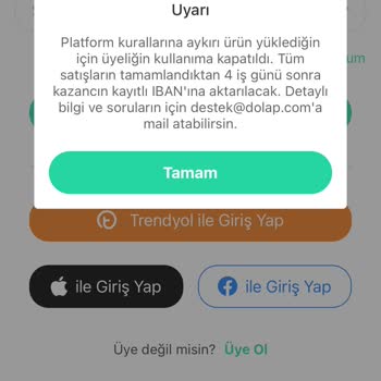 Dolap Haksız Yere Hesap Kapatıyor