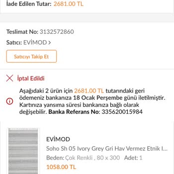 Trendyol Ürün Gönderimi Yapmayıp Kafasına Göre İptal Sağlıyor!