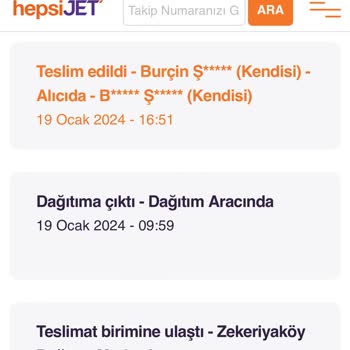 Hepsijet Kargomu Teslim Almadığım Halde Teslim Edildi Gözüküyor!