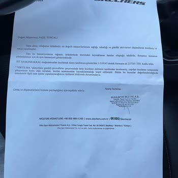 Skechers Kalitesiz Ayakkabı Problemi Değişim Reddi