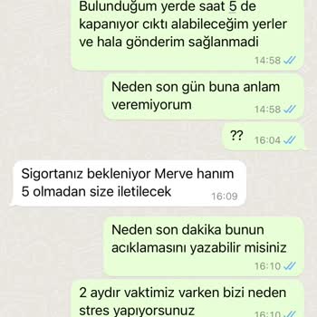 Gocmenvizesi.com Hizmet Sonrası Hayal Kırıklığı Yaşadım
