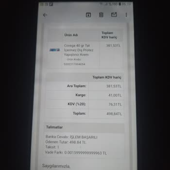 Corega Para İadesi Verilmiyor