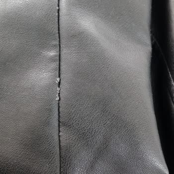 Stradivarius Deri Ceket De Kol Soyulması