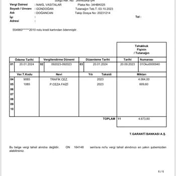 Gelir İdaresi Ve Vergi Dairesi Başkanlığına