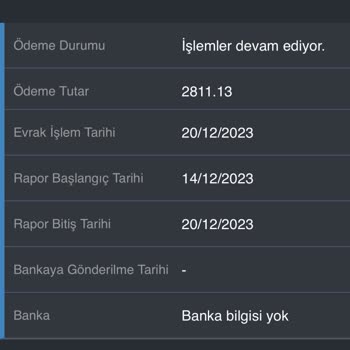 SGK Ödeme İşlem Devam Ediyor