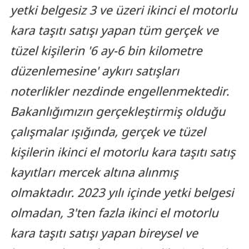 Sahibinden Bireysel Satışlarda 6000 Km Sorunu