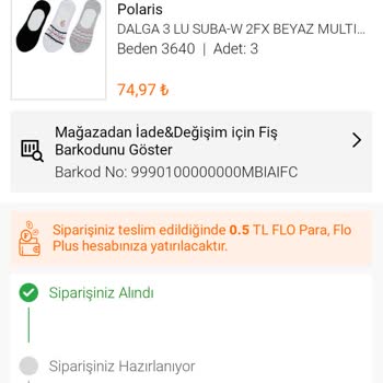 FLO Ayakkabı FLO Ürün Gönderim Sorunu