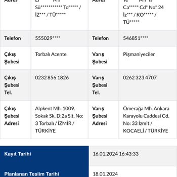 Sürat Kargo Aktarmada Bekleyen Kargom İçin Yardım Bekliyorum