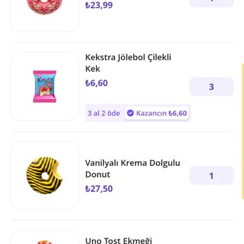 Getir Gaziantep Şahinbey Son Kullanma Tarihi Geçmiş Veya Yakın Ürünler