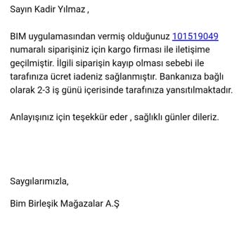 Kolay Gelsin Kargo Firmasi Pişmanlıktır