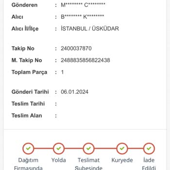 Madame Coco İletişim Ve Aras Kargo Teslimat Sorunları!