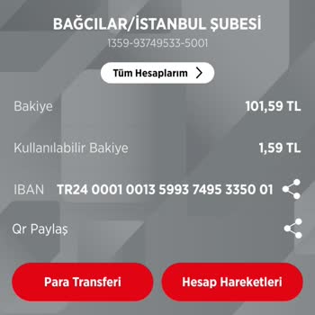Ziraat Bankası Bakiye Kullanım Sorunu Yaşıyorum!