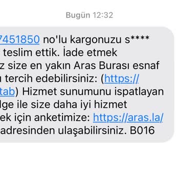 Aras Kargo, Teslimatı Her Seferinde Adresime Değil Görevliye Yapıyor
