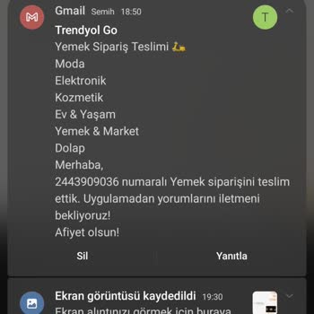 Trendyol Kuryesi Pizzayı Kendi Yedi