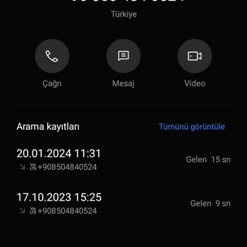 08504840524 Bu Tarz Numaraların Araması Engellensin Artık