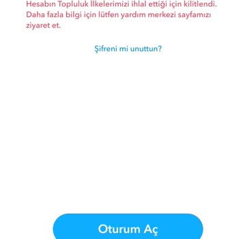 Snapchat Hesap Erişim Sorunu Ve Acil Çözüm Talebi