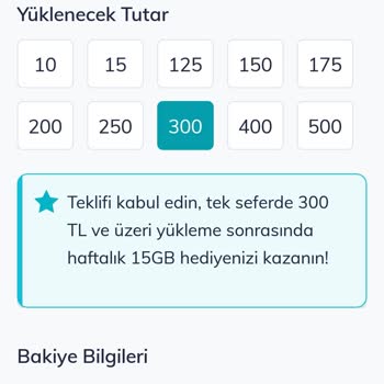 Türk Telekom 300 TL Yüklemeye 15 GB Hediye Kampanyası