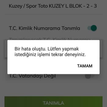 Passolig 2 Tane Biletim Tanımlanmadı